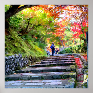 Póster Silent Passage — (The Path) Wabi-Sabi Photo