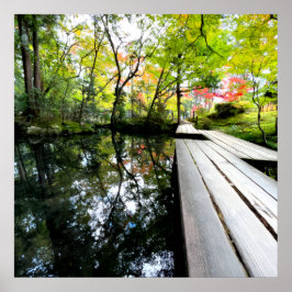 Póster Silent Passage — Wabi-Sabi Reflection Photo art