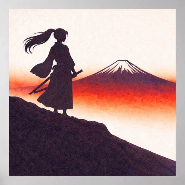 Póster Silent Samurai – The Feminine Shadow: Horizon (Frente)