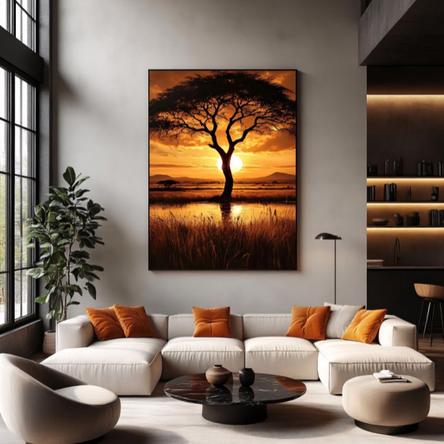 Póster Silhouette africana (Subido por el creador)