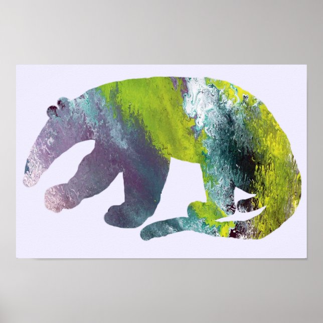 Póster Silhouette Anteater (Frente)