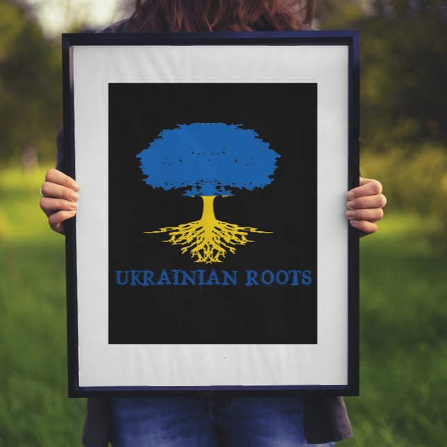 Póster Silhouette de árbol de raíces ucranianas (Subido por el creador)