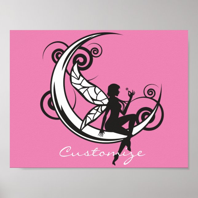 Póster Silhouette de hadas lunares Thunder_Cove (Frente)