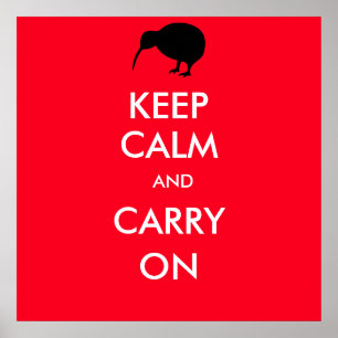 Póster Silhouette de KIWI