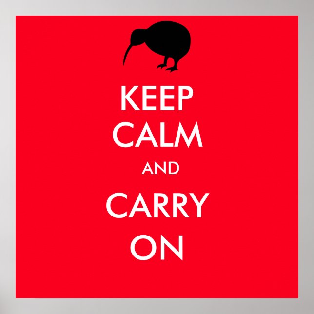 Póster Silhouette de KIWI (Frente)