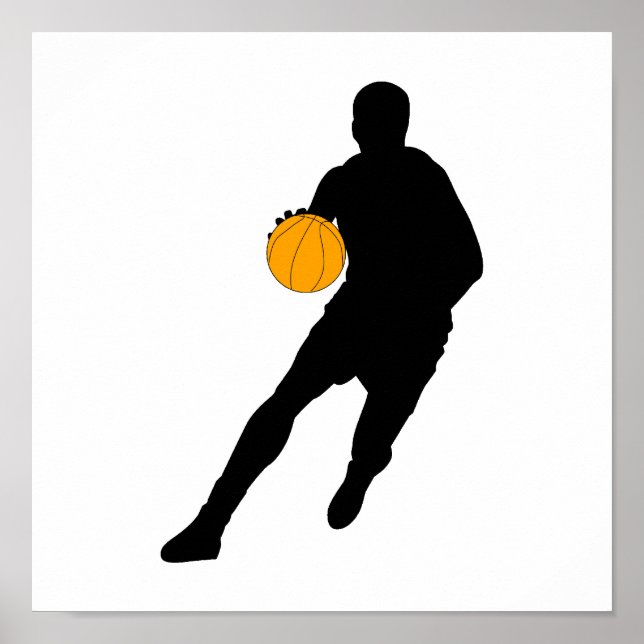 Póster Silhouette Dribble (Frente)