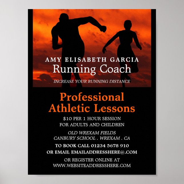 Póster Silhouettes atlético, anuncio de lección de atleti (Frente)