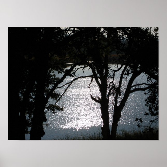 Póster "Silhouettes brillantes" (Frente)