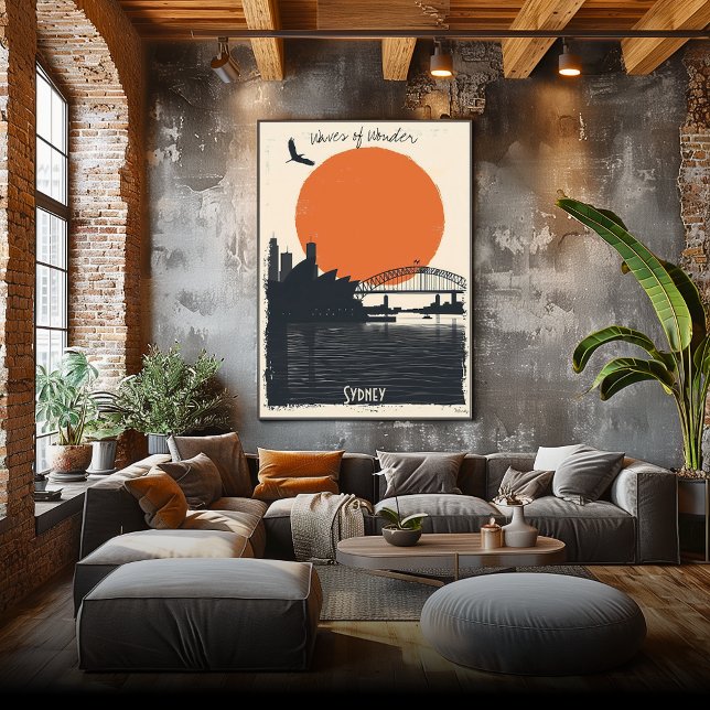 Póster Silhouettes de Sídney - Reflexiones sobre el puent (Subido por el creador)