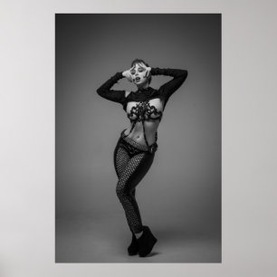 Póster Silicona y Fishnet