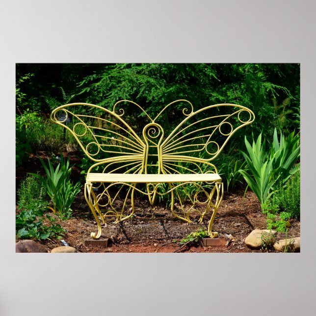 Póster Silla de la barra de mariposa (Frente)