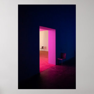 PÓSTER SILLA INALÁMBRICA VACANTE CERCA DE LA PARED