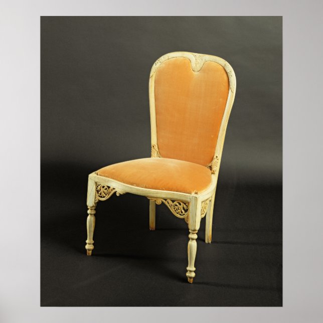 Póster Silla india, c.1820 (Frente)