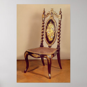 Póster Silla, mediados del siglo XIX