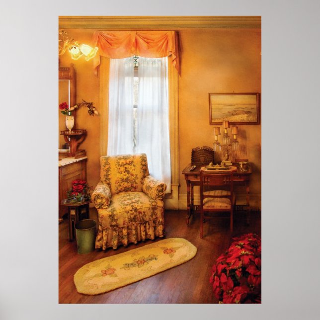 Póster Silla - Sala de estar Jubilación (Frente)