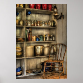 Póster Silla - Silla en la Esquina
