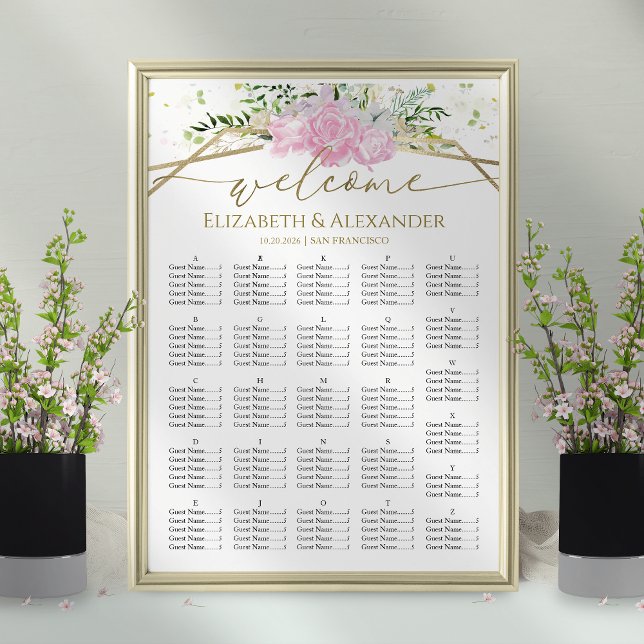 Póster Sillones de la boda de primavera con flores silves (Subido por el creador)