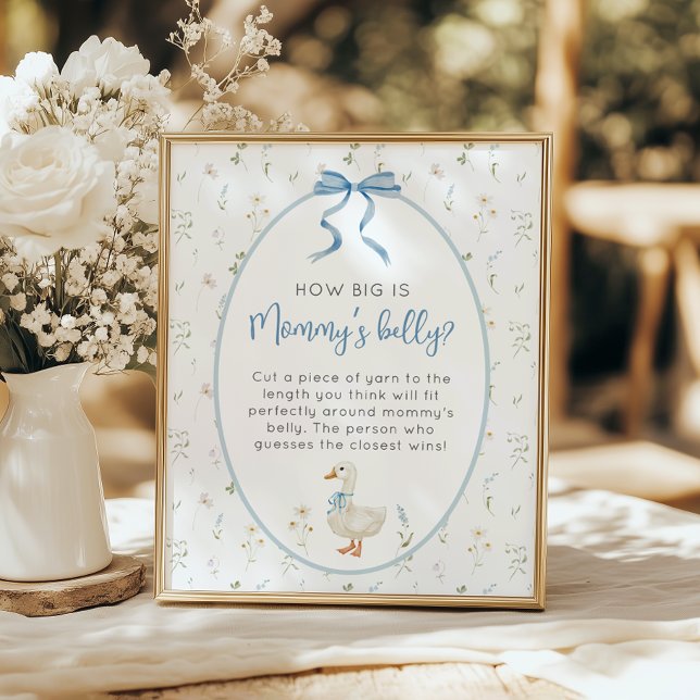 Póster Silly Goose Cómo de grande es el vientre de mamá (Subido por el creador)