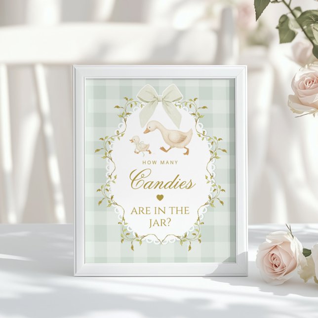 Póster Silly Goose How many candies Sage Gender Neutral (Subido por el creador)