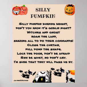 PÓSTER SILLY PUMPKIN