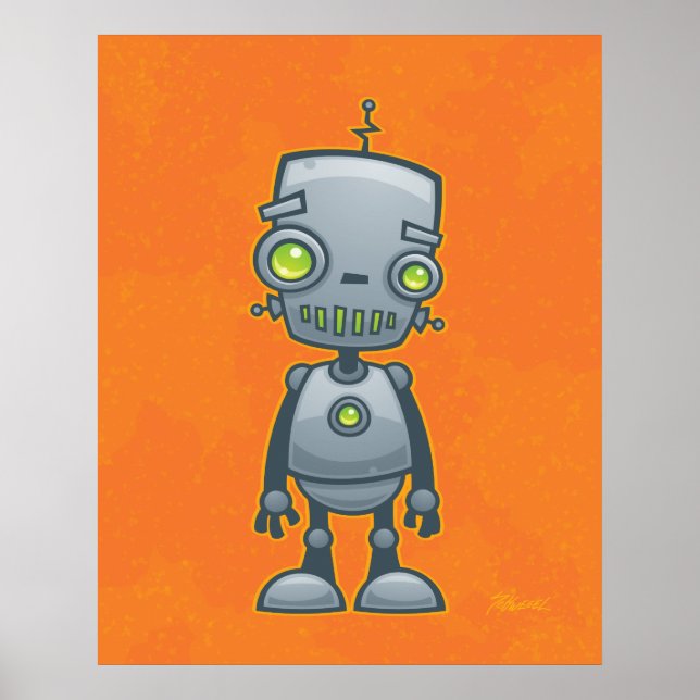 Póster Silly Robot (Frente)