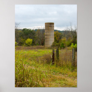 Póster Silo de país