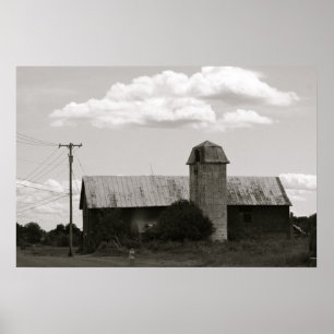 Póster Silo y granero