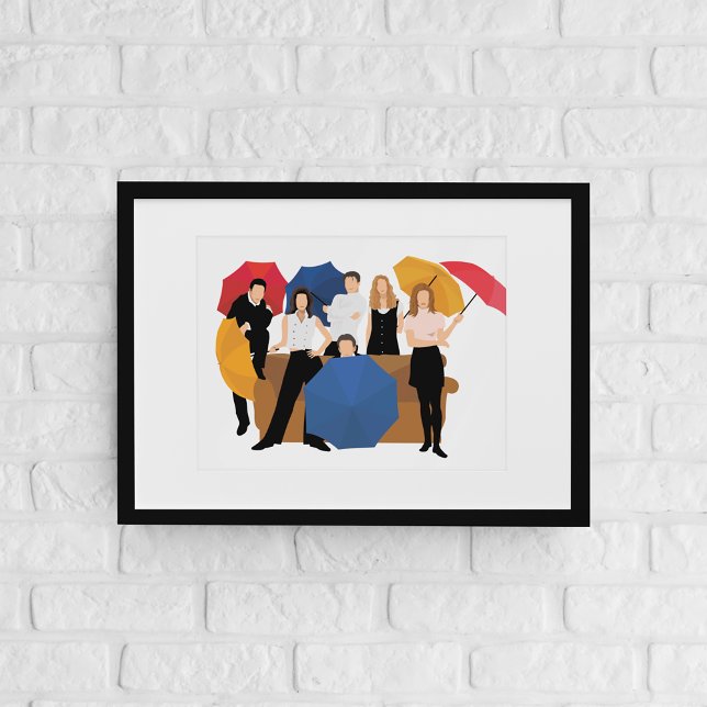 Póster Silueta de caracteres FRIENDS™ (Subido por el creador)
