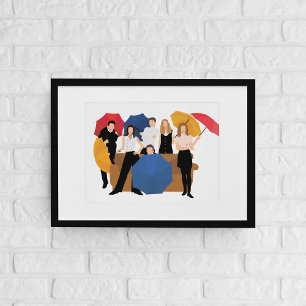 Póster Silueta de Personaje de FRIENDS™
