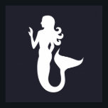 Póster Silueta de un MERMAID, dulce y divertida |<br><div class="desc">| LAGO LIFE | NÁUTICO | BARCO | ANCHOR | LAGO LIFE | LA VIDA ES MEJOR EN EL LAGO | DIVERSIÓN | MODA | SIMPLE | AGUA | ACCESORIOS A LA DECORACIÓN EN BARCO DIVERTIDO PARA EL HOGAR | DECORACIÓN TROPICAL NÁUTICA DE LA CASA | DISEÑO CLÁSICO DE SILHOUETTE...</div>