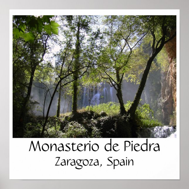 Póster silva2, Monasterio de Piedra, Zaragoza, España (Frente)