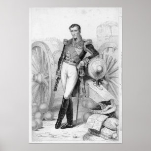 Póster Silvano Charles Valee, cuenta y mariscal