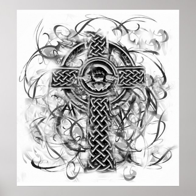 Póster "Silver Claddagh Cross" Sarah Doherty 2008 (Frente)