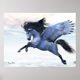 PÓSTER SILVER PEGASUS CANVAS