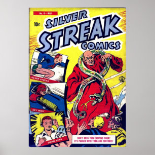 Póster Silver Streak Comics 004 papel8fiche JVJ