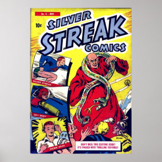 Póster Silver Streak Comics 004 papel8fiche JVJ