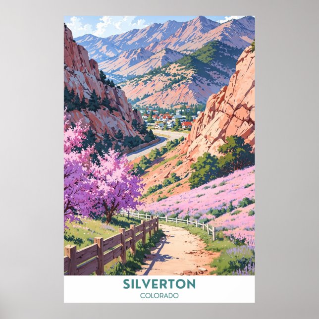 Póster Silverton- Scenic Drive- Colorado (Frente)