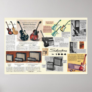 Póster Silvertone para Poster de 1964
