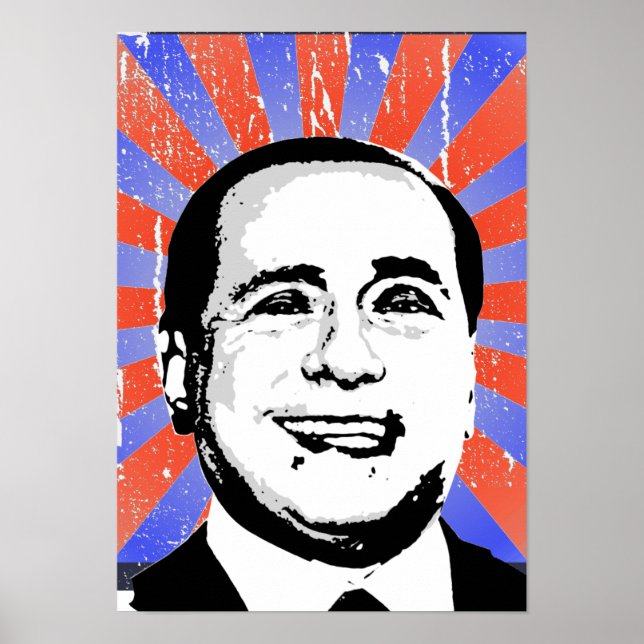 Póster Silvio Berlusconi (Frente)