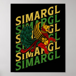 Póster Simargl paganismo perro ascendencia nórdica nacion