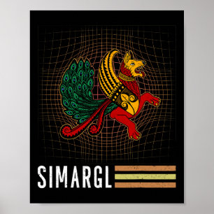 Póster Simargl paganismo perro ascendencia nórdica nacion