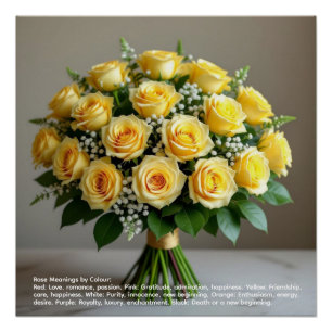 Póster Simbolismo de la Rosa