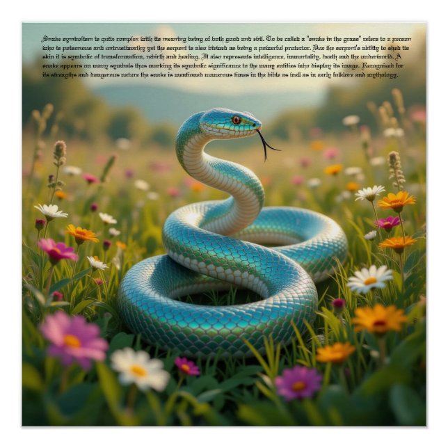Póster Simbolismo de serpiente (Anverso)