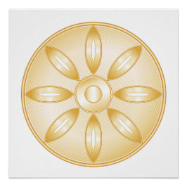 Póster Símbolo budista