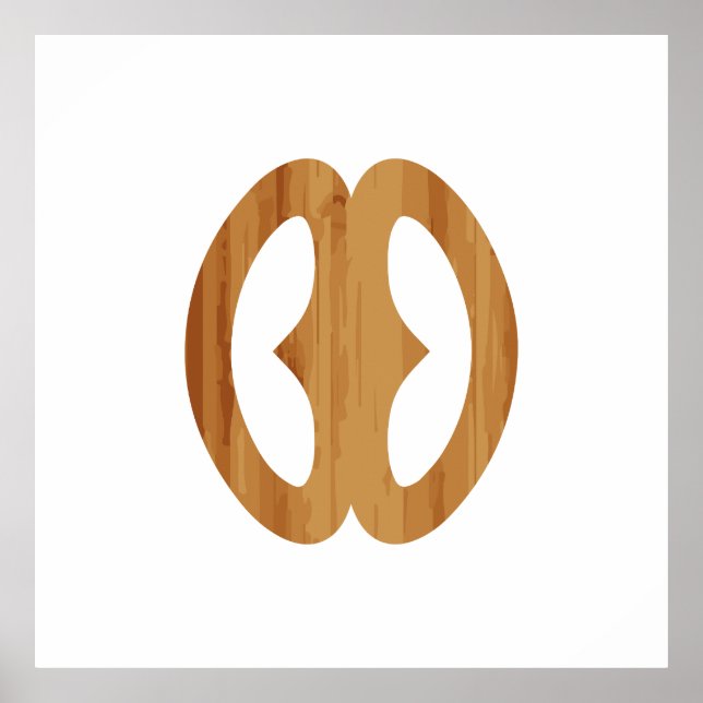 Póster Símbolo de Adinkra Hope Nyame biribi wor soro Gift (Frente)