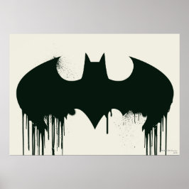 Póster Símbolo de Batman | Logo de Spraypaint