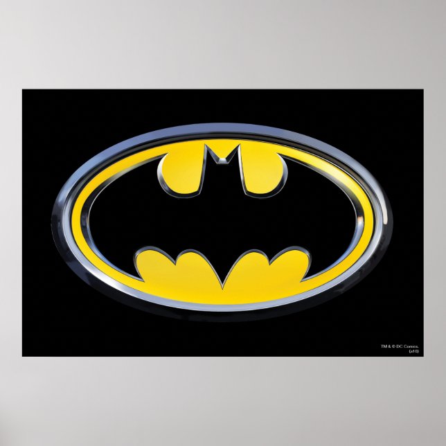 Póster Símbolo de Batman | Logotipo clásico 