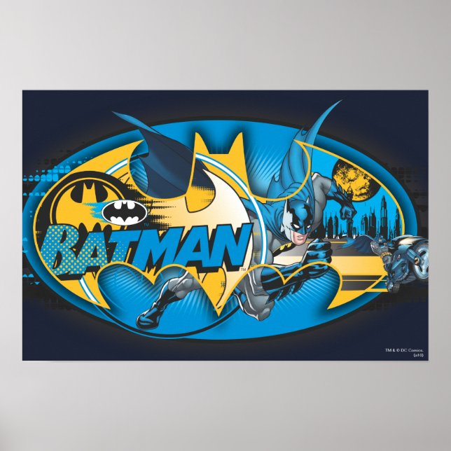Póster Símbolo de Batman | Logotipo de colección clásica (Frente)