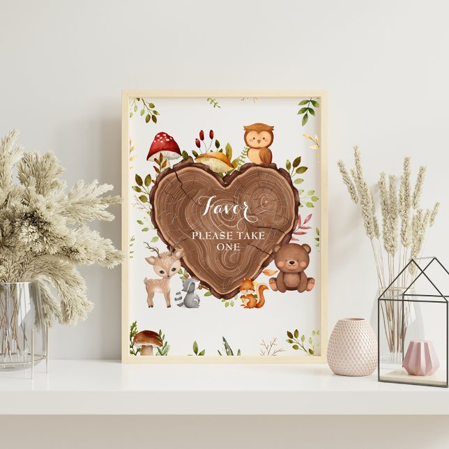 Póster símbolo de bienvenida de Baby Shower para animales (Subido por el creador)