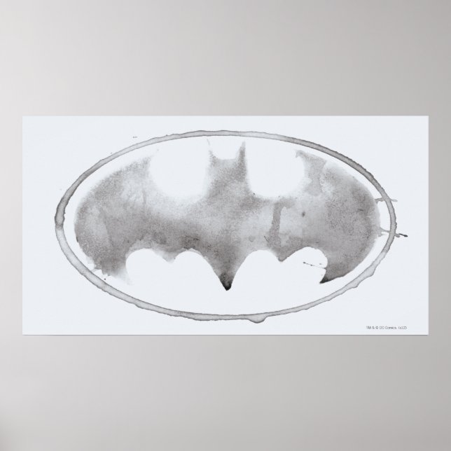 Póster Símbolo de bonificación de café - Gris (Frente)